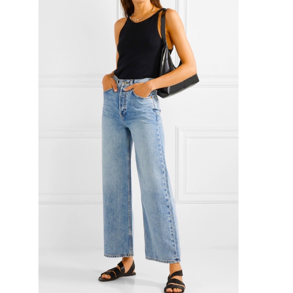 RE/DONE Extreme Wide Leg Jeans
